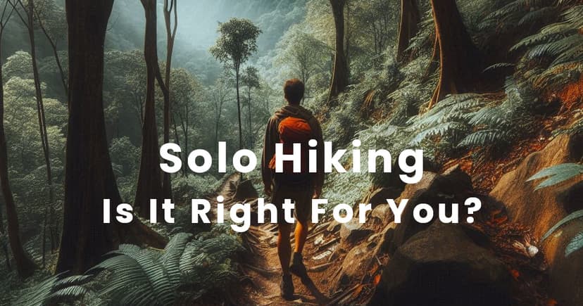 Solo Hiking Banner