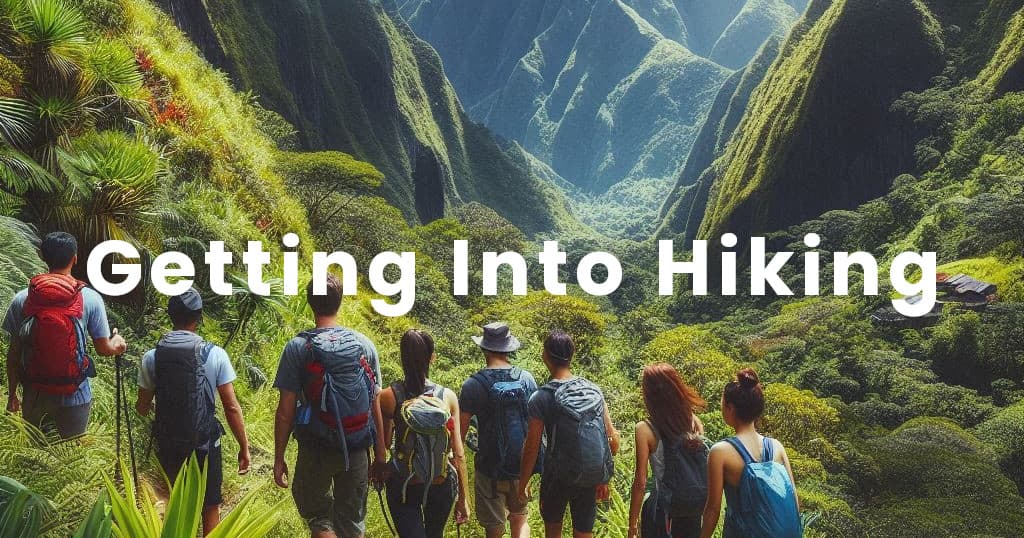 Getting Into Hiking Banner